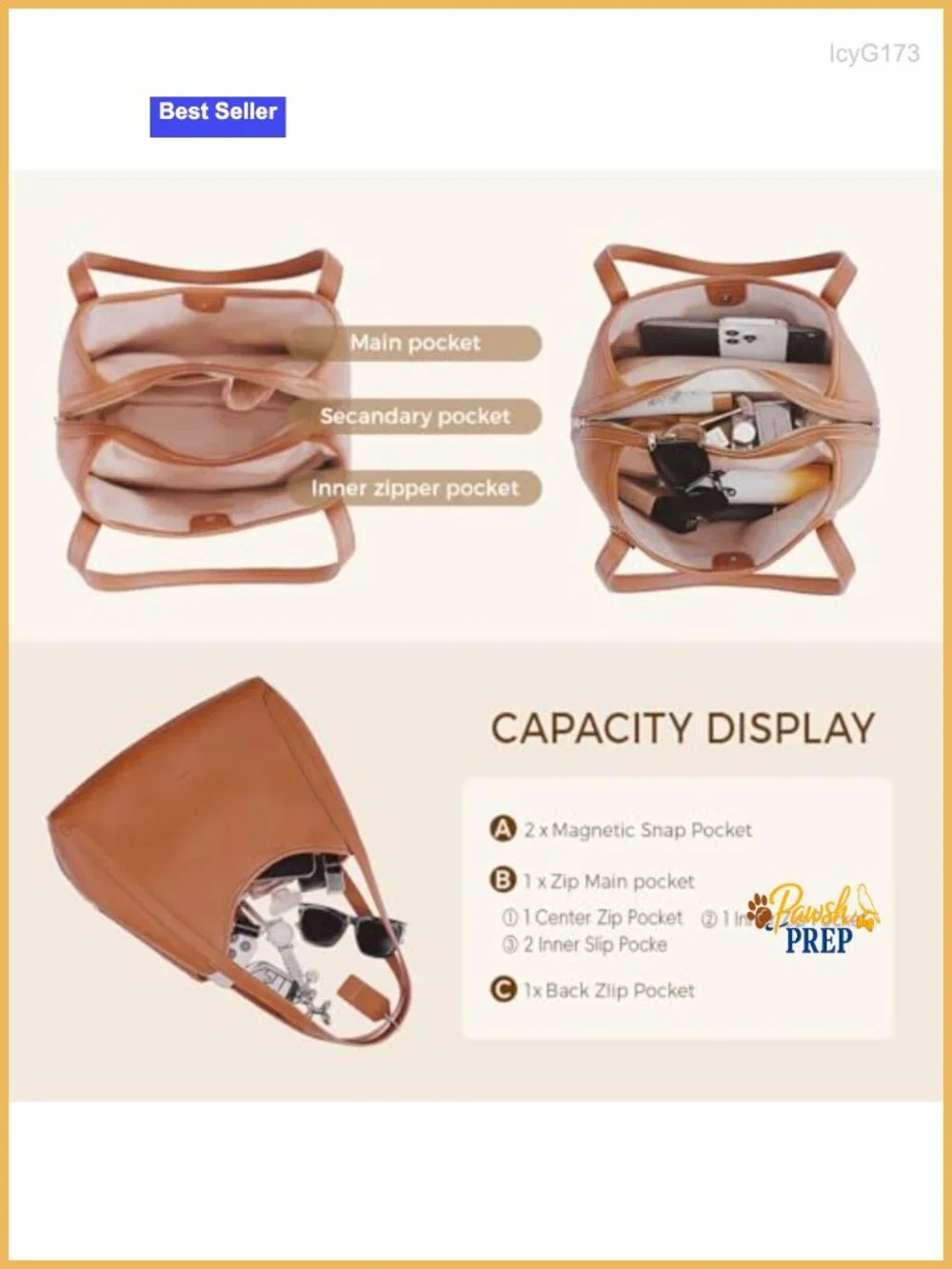 Vegan Leather Hobo Bag for Women Stylish Shoulder Handbag with Multiple Pockets